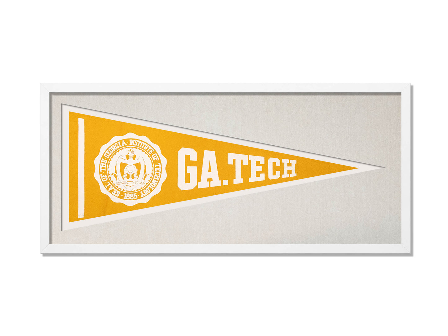 Vintage Georgia Tech Pennant