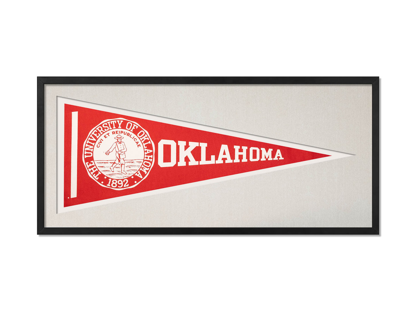 Vintage Oklahoma Pennant
