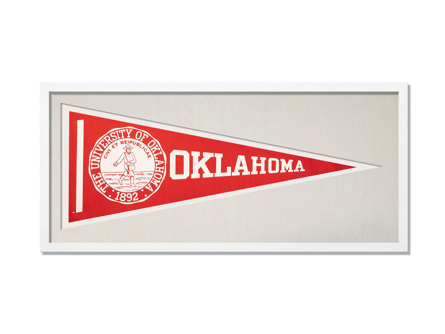 Vintage Oklahoma Pennant