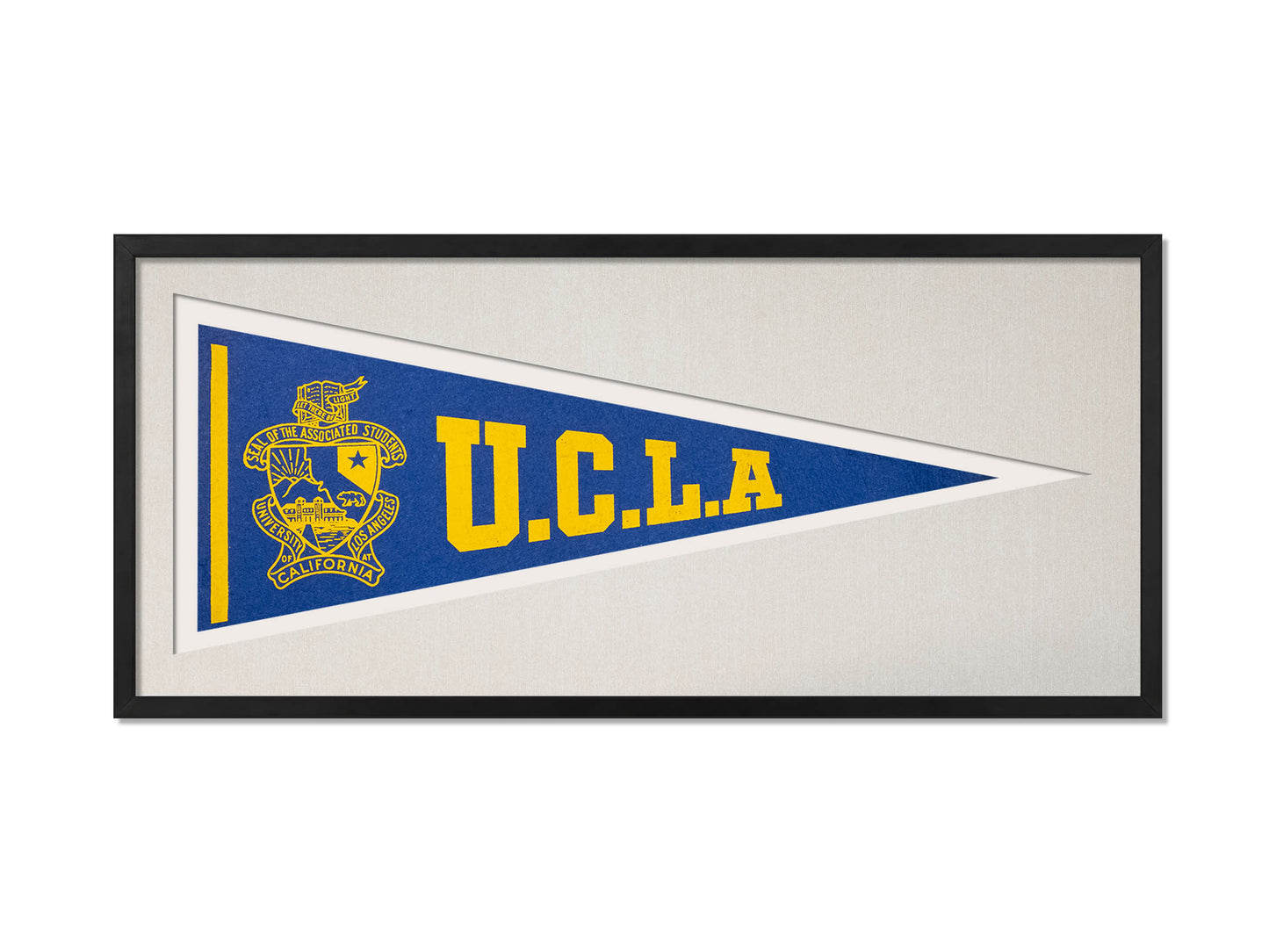 Vintage UCLA Pennant