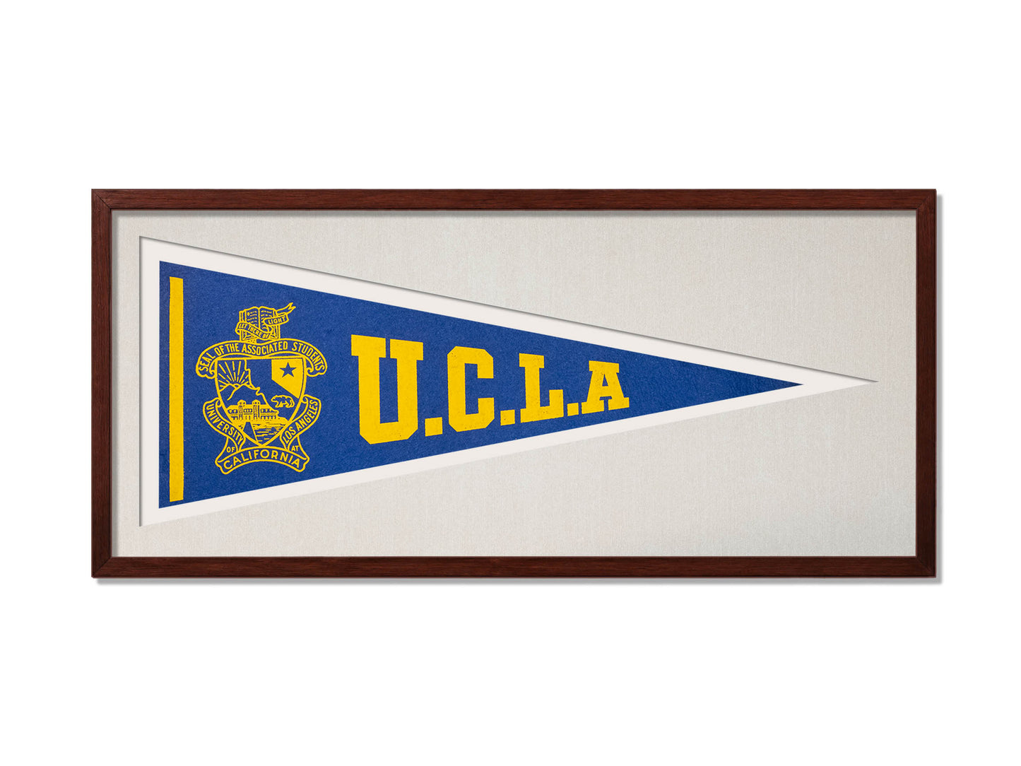 Vintage UCLA Pennant