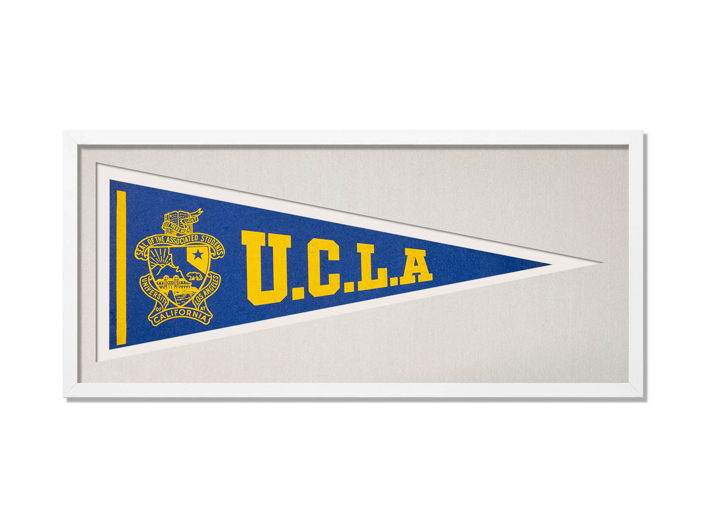 Vintage UCLA Pennant