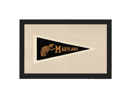 Vintage University of Maryland Pennant