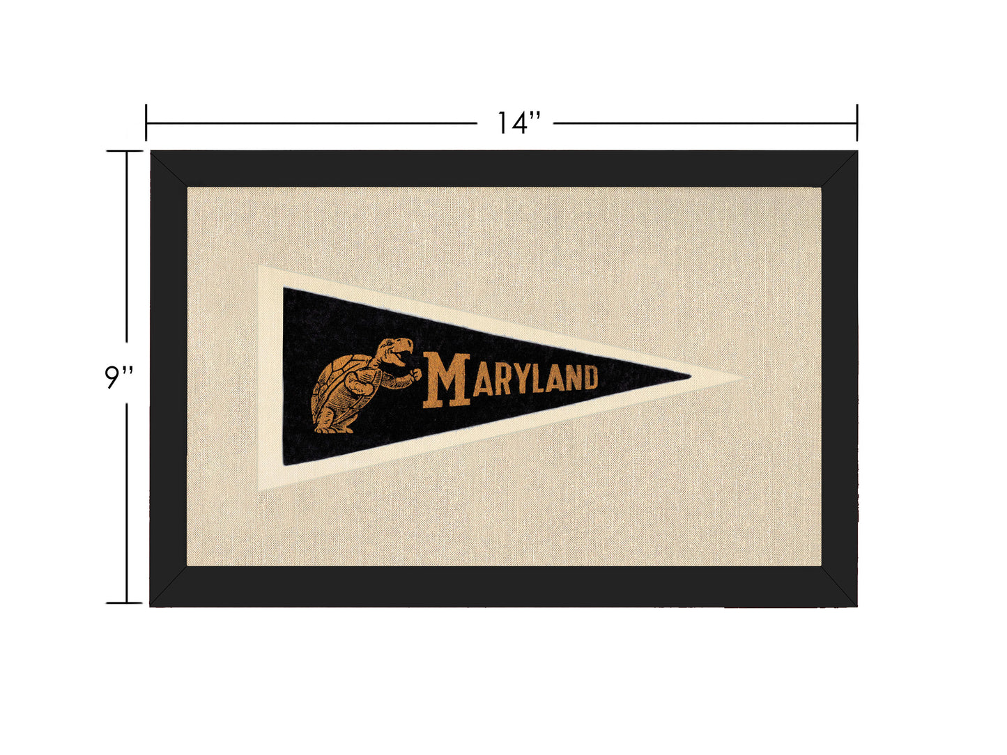 Vintage University of Maryland Pennant
