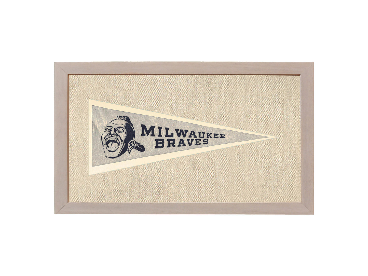 Vintage Milwaukee Braves Pennant