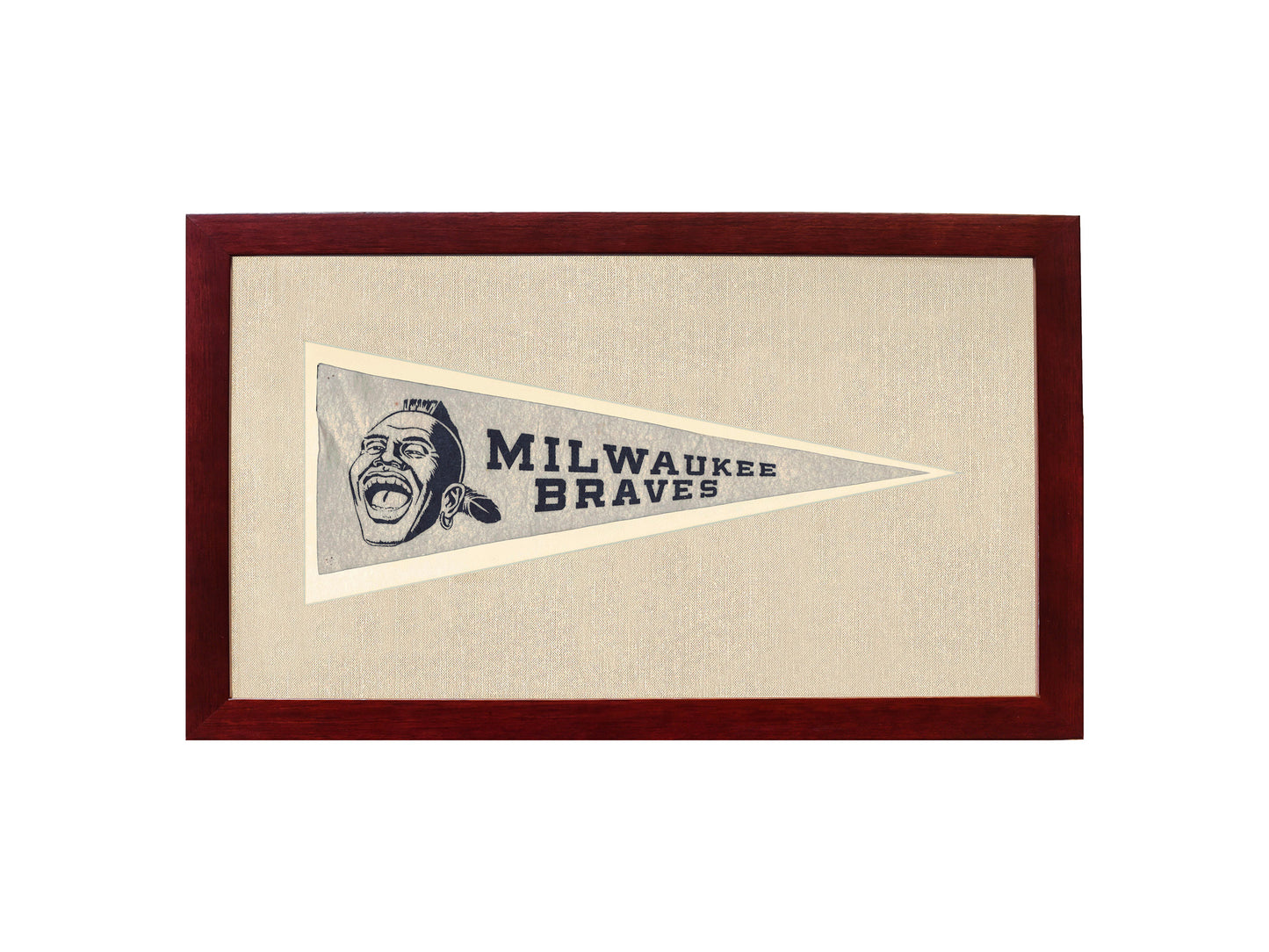 Vintage Milwaukee Braves Pennant