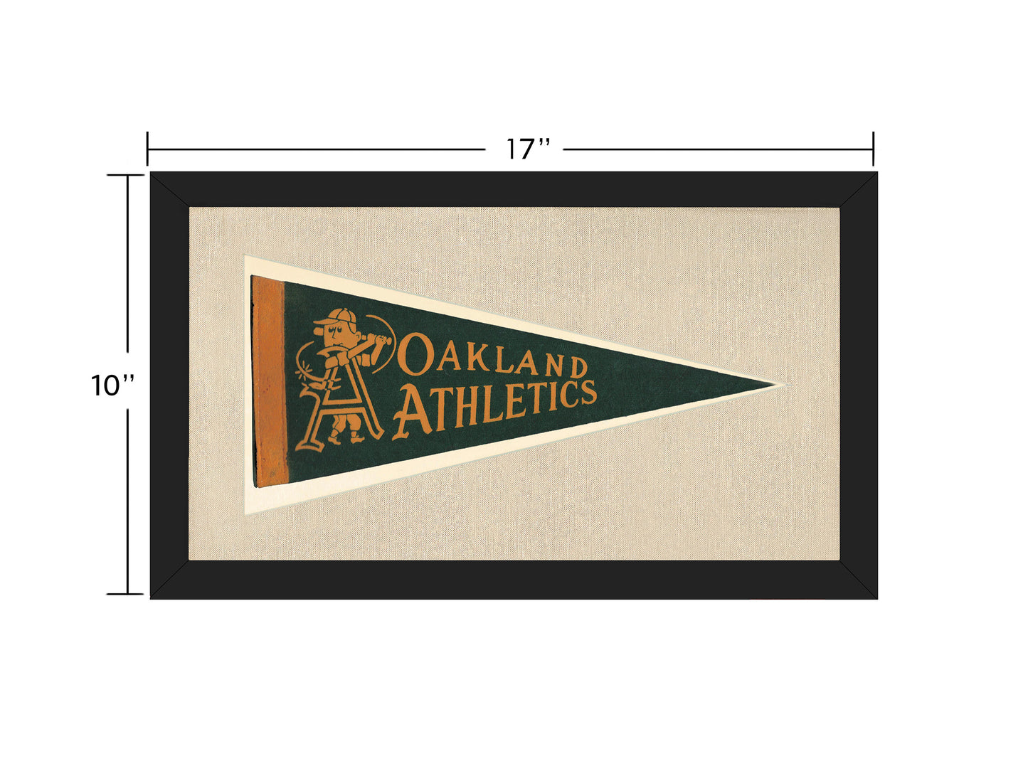 Vintage Oakland Athletics Pennant