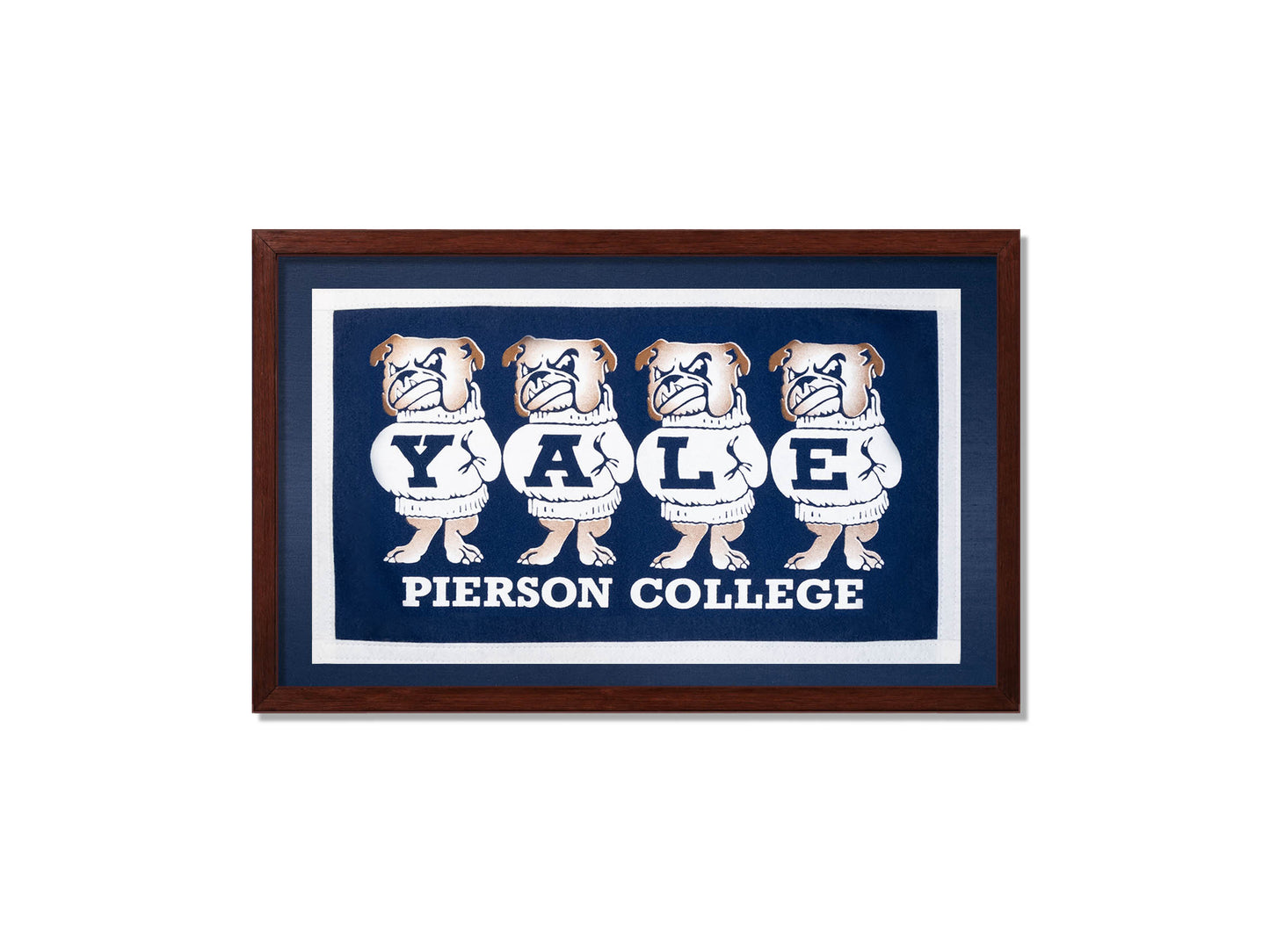 Vintage Yale University Pierson College Banner
