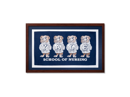 Vintage Yale University School of Nursing Banner