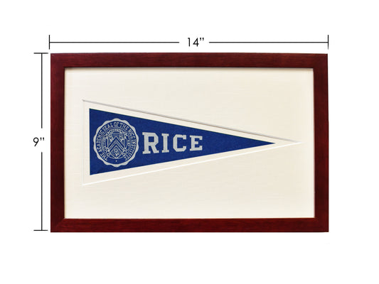 Vintage Rice University Hormel Pennant