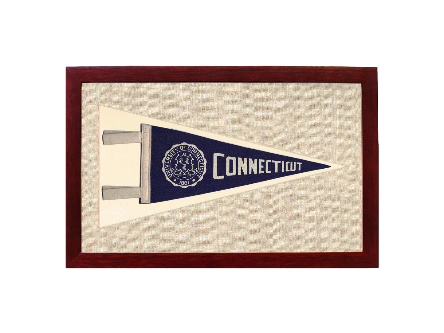 Vintage University of Connecticut Pennant