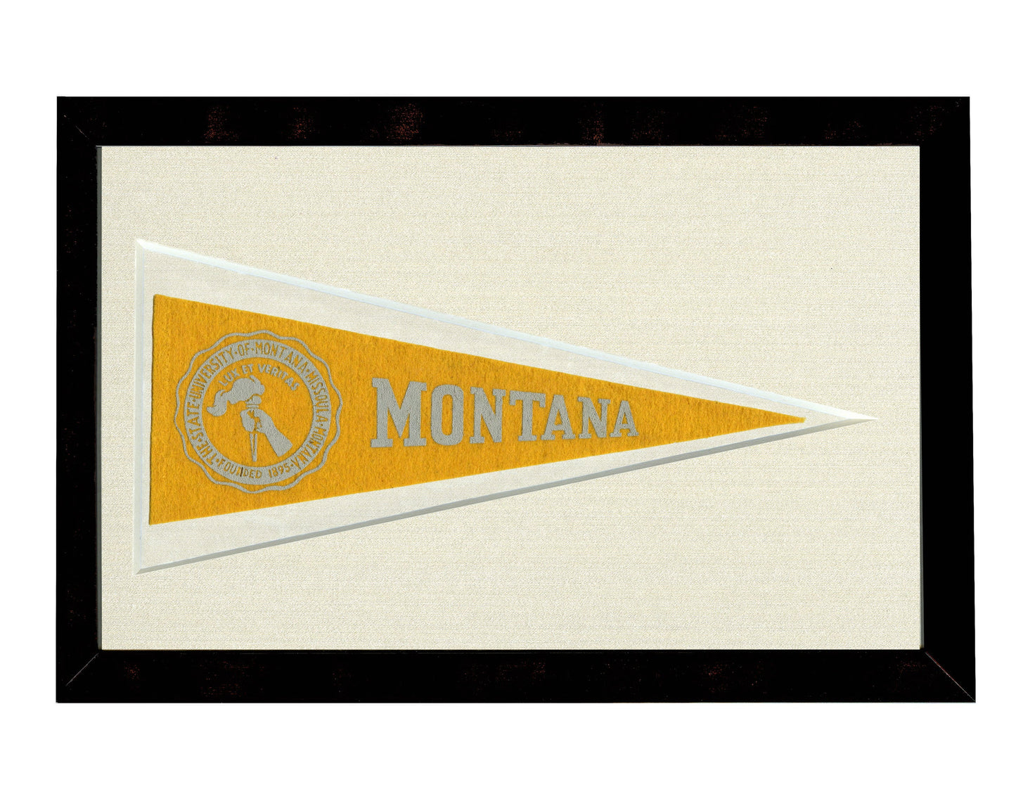 Vintage University of Montana Pennant (circa 1950s)